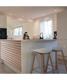 10 stk. GU10 indbygningsspot Inno88 - Sort, IP44, godkendt i isolering