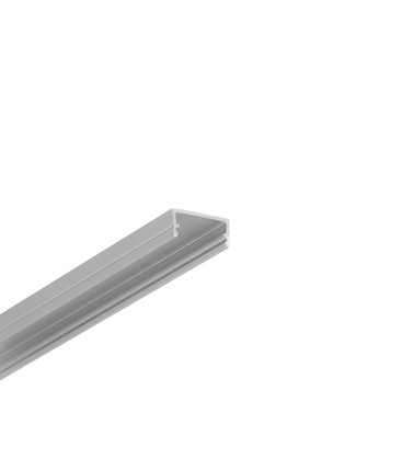 2m aluprofil BEGTON12 J/S - Anodiseret, påbygning, LED skinne 2m aluprofil BEGTON12 J/S - Anodiseret, påbygning, LED skinne