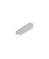 2m aluprofil COZY12 C/U1 - Ubehandlet aluminium, påbygning, LED skinne