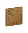 Bagbelyst 60x60 LED Panel, 36W - 120 lm/W, flicker free, hvid kant