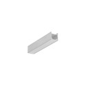 2m aluprofil LEVEL12 C/U1 - Ubehandlet aluminium, påbygning, LED skinne