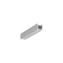 2m aluprofil LEVEL12 C/U1 - Anodiseret, påbygning, LED skinne
