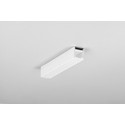 2m aluprofil LEVEL12 C/U1 - Hvid lakeret, påbygning, LED skinne