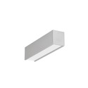 1m aluprofil LINEA20 EE7F/TY - Anodiseret, påbygning, LED skinne