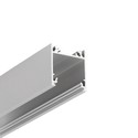 2m aluprofil LINEA20 EE7F/TY - Anodiseret, påbygning, LED skinne