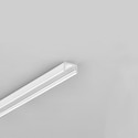 1m aluprofil SLIM8 AC2/Z - Hvid lakeret, påbygning, LED skinne