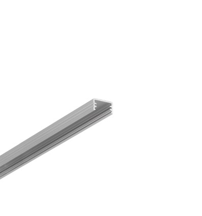 2m aluprofil SLIM8 AC2/Z - Anodiseret, påbygning, LED skinne