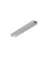2m aluprofil SLIM8 AC2/Z - Ubehandlet aluminium, påbygning, LED skinne