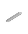 2m aluprofil SLIM8 AC2/Z - Anodiseret, påbygning, LED skinne