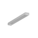 2m aluprofil SLIM8 AC2/Z - Ubehandlet aluminium, påbygning, LED skinne