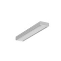 1m aluprofil SURFACE10 BC/UX - Ubehandlet aluminium, påbygning, LED skinne