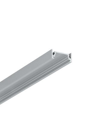 2m aluprofil SURFACE10.V2 BC/U - Anodiseret, påbygning, LED skinne