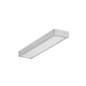 1m aluprofil SURFACE14 EE7F/TY - Ubehandlet aluminium, påbygning, LED skinne