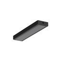 1m aluprofil SURFACE14 EE7F/TY - Sort anodiseret, påbygning, LED skinne