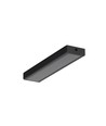 1m aluprofil SURFACE14 EE7F/TY - Sort anodiseret, påbygning, LED skinne
