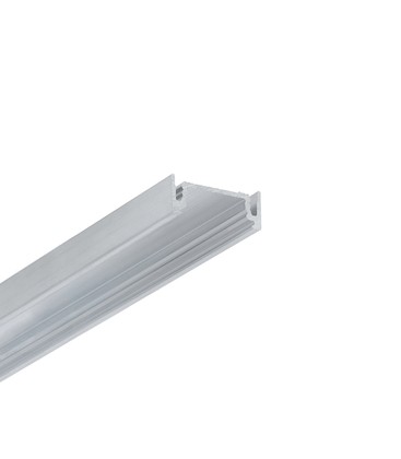 2m aluprofil SURFACE14.V2 EE7F/Y - Ubehandlet aluminium, påbygning, LED skinne 2m aluprofil SURFACE14.V2 EE7F/Y - Ubehandlet aluminium, påbygning, LED skinne