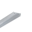 2m aluprofil SURFACE14.V2 EE7F/Y - Ubehandlet aluminium, påbygning, LED skinne