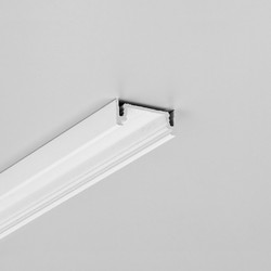 LED strip 2m aluprofil SURFACE14.V2 EE7F/Y - Hvid lakeret, påbygning, LED skinne