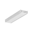 2m aluprofil SURFACE14.V2 EE7F/Y - Ubehandlet aluminium, påbygning, LED skinne