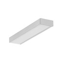 2m aluprofil SURFACE14.V2 EE7F/Y - Ubehandlet aluminium, påbygning, LED skinne