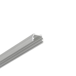 LED strip 2m aluprofil UNI12 BCD/U - Anodiseret, påbygning, LED skinne