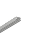 2m aluprofil UNI12 BCD/U - Anodiseret, påbygning, LED skinne
