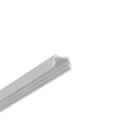 LED strip 2m aluprofil UNI12 BCD/U - Ubehandlet aluminium, påbygning, LED skinne