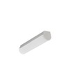 2m aluprofil UNI12 BCD/U - Anodiseret, påbygning, LED skinne