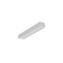 2m aluprofil UNI12 BCD/U - Ubehandlet aluminium, påbygning, LED skinne
