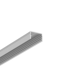 LED strip 2m aluprofil UNI14 BC3/Y - Anodiseret, påbygning, LED skinne