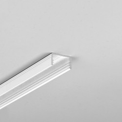 LED strip 2m aluprofil UNI14 BC3/Y - Hvid lakeret, påbygning, LED skinne