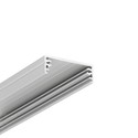 1m aluprofil WIDE24 G/W - Anodiseret, påbygning, LED skinne