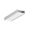 1m aluprofil WIDE24 G/W - Anodiseret, påbygning, LED skinne