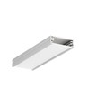 1m aluprofil WIDE24 G/W - Anodiseret, påbygning, LED skinne