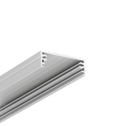LED strip 2m aluprofil WIDE24 G/W - Anodiseret, påbygning, LED skinne