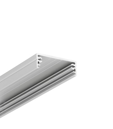 2m aluprofil WIDE24 G/W - Anodiseret, påbygning, LED skinne 2m aluprofil WIDE24 G/W - Anodiseret, påbygning, LED skinne
