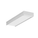 2m aluprofil WIDE24 G/W - Ubehandlet aluminium, påbygning, LED skinne