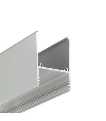 1m aluprofil COMBO30-01 ACDE-9 - Anodiseret, påbygning, LED skinne