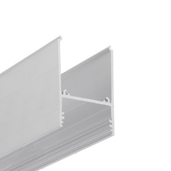 LED strip 1m aluprofil COMBO30-01 ACDE-9 - Ubehandlet aluminium, påbygning, LED skinne