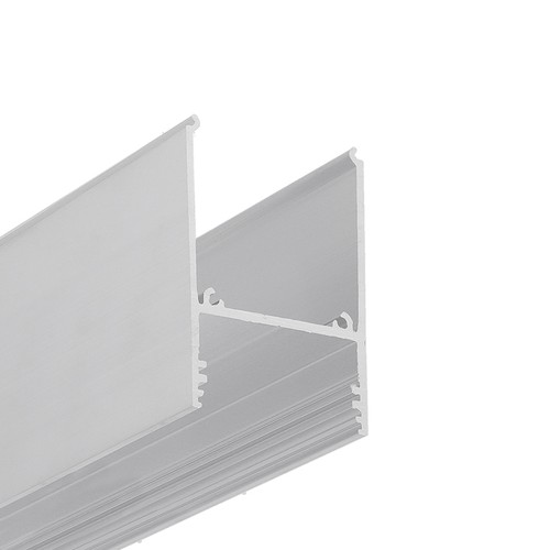 1m aluprofil COMBO30-01 ACDE-9 - Ubehandlet aluminium, påbygning, LED skinne