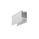 1m aluprofil COMBO30-01 ACDE-9 - Ubehandlet aluminium, påbygning, LED skinne