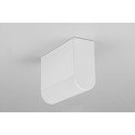 2m aluprofil COMBO30-01 ACDE-9 - Hvid lakeret, påbygning, LED skinne