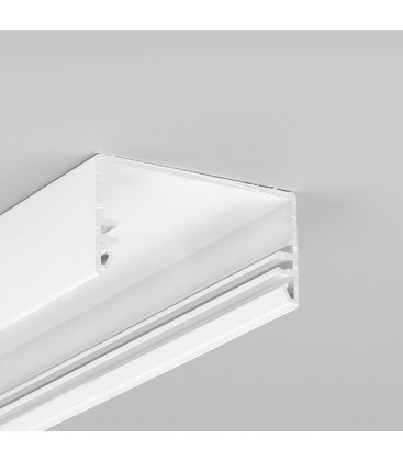 1m aluprofil LOWI C10 - Hvid lakeret, påbygning, LED skinne 1m aluprofil LOWI C10 - Hvid lakeret, påbygning, LED skinne