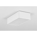 1m aluprofil LOWI C10 - Hvid lakeret, påbygning, LED skinne
