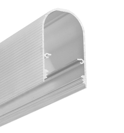 1m aluprofil NAMI23 CD-9 - Ubehandlet aluminium, påbygning, LED skinne
