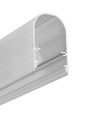 1m aluprofil NAMI23 CD-9 - Ubehandlet aluminium, påbygning, LED skinne