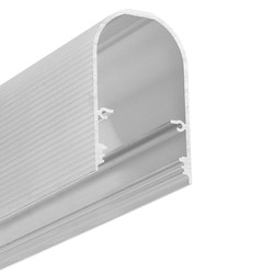 LED strip 2m aluprofil NAMI23 CD-9 - Ubehandlet aluminium, påbygning, LED skinne