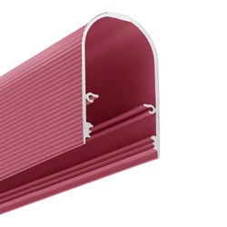 LED strip 2m aluprofil NAMI23 CD-9 - Støvet rosa lakeret, påbygning, LED skinne