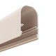 2m aluprofil NAMI23 CD-9 - Beige lakeret, påbygning, LED skinne