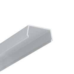 LED strip 1m tilbehørsprofil NAMI23 - Anodiseret, påbygning, LED skinne